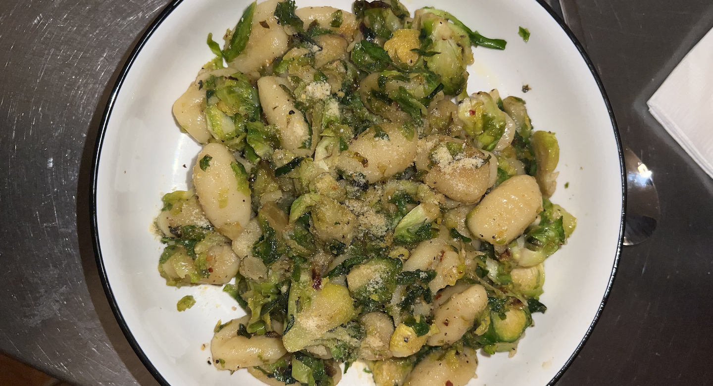 Brussels Sprout Gnocci