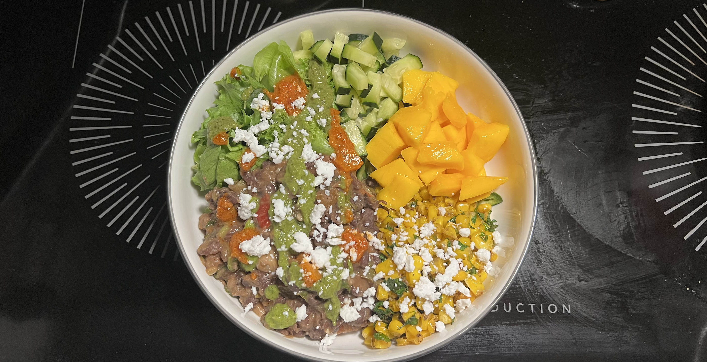 Mango/Black Bean Bowl